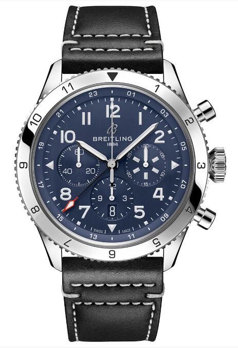 Replica Breitling Super AVI B04 Chronograph GMT 46 Tribute To Vought F4U Corsair AB04451A1C1X1 Men watch